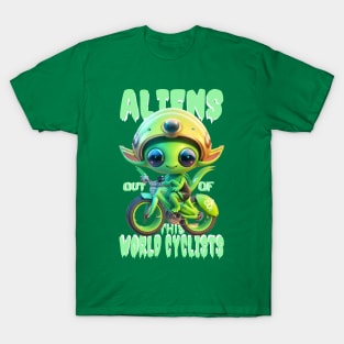 alien cyclist T-Shirt